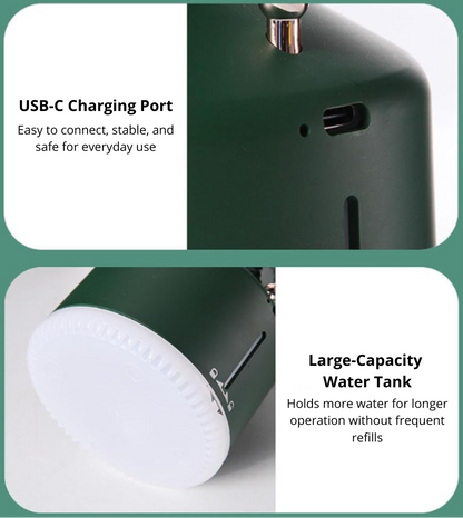 Silent Cool Mist Humidifier with LED Light